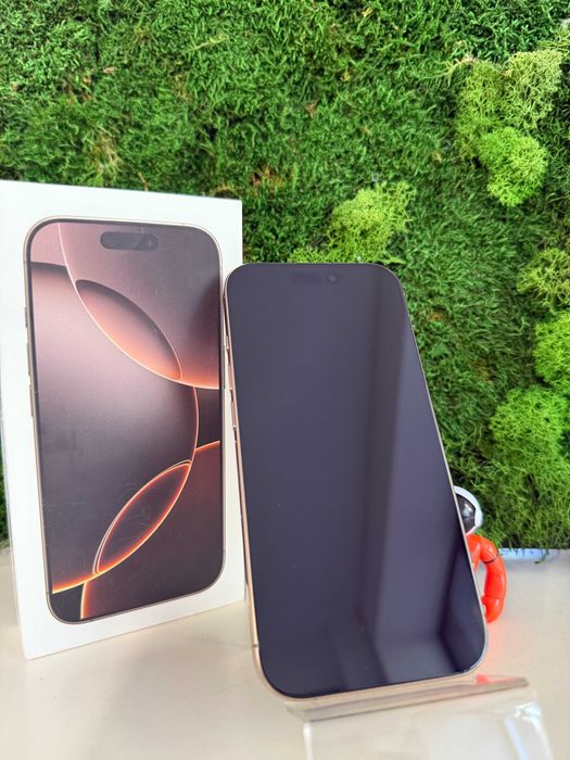 iPhone 16 Pro Desert Titanium 128GB 100% Baterie #8030