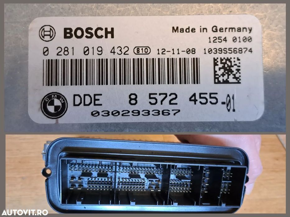 Kit set pornire BMW X5 X6 E70+LCI E71 calculator motor unitate CAS 4 cheie originala