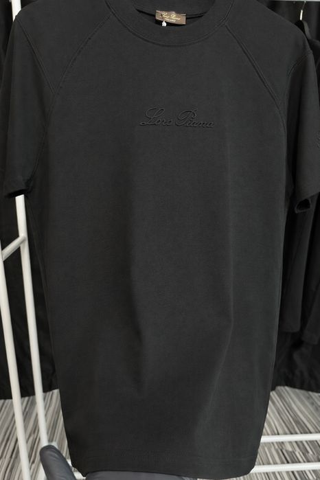 Tricou Loro Piana negru-design italian premium-model nou, marimi s-xxl