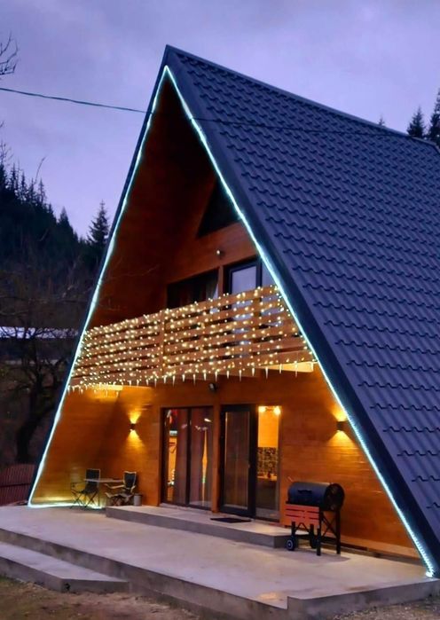 Vând cabane tip A frame