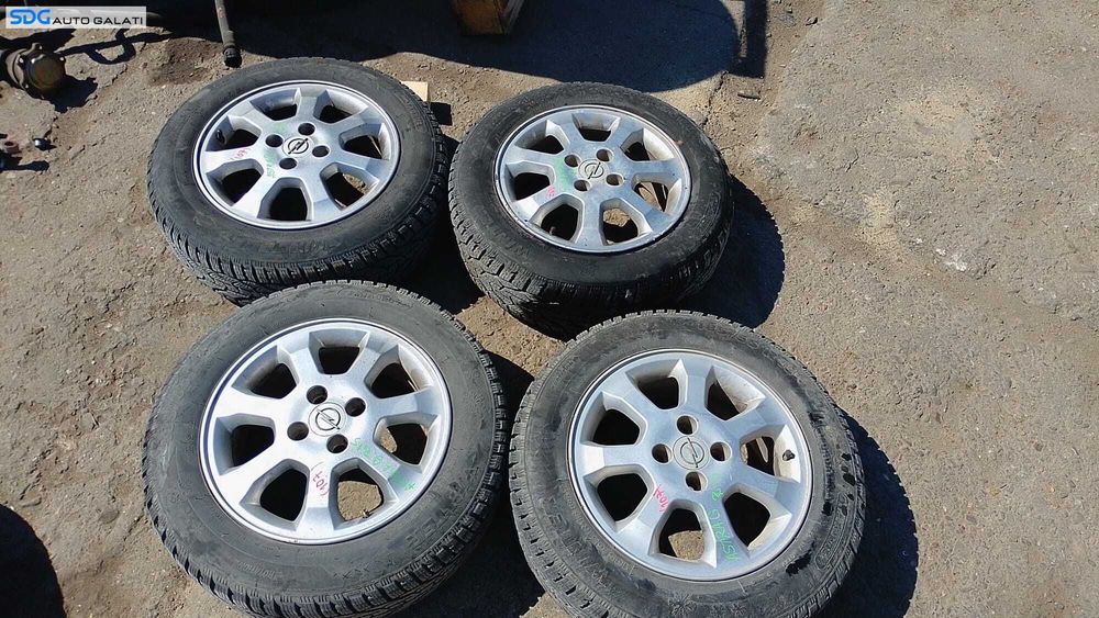 Set 4 Jante Roti Aliaj 185 65 15 R15 Fara Anvelope Opel Corsa C 2000 - 2006 [M8059]