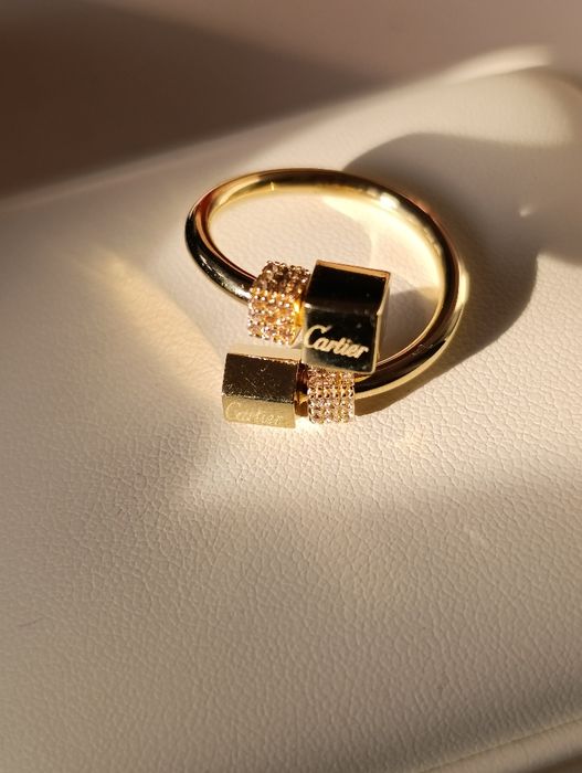 Золотое кольцо CARTIER Турецкая изделия проба 585, вес 3,31, раз,19,5