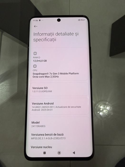 Redmi Note 14 Pro+ 5G midnight 512GB / 12GB RAM • IMPECABIL •