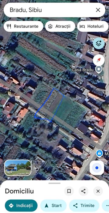 Teren intravilan de vânzare – Bradu, oraș Avrig