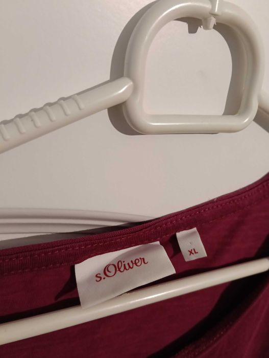 Tricou bărbați S. Oliver grena XXL NOS