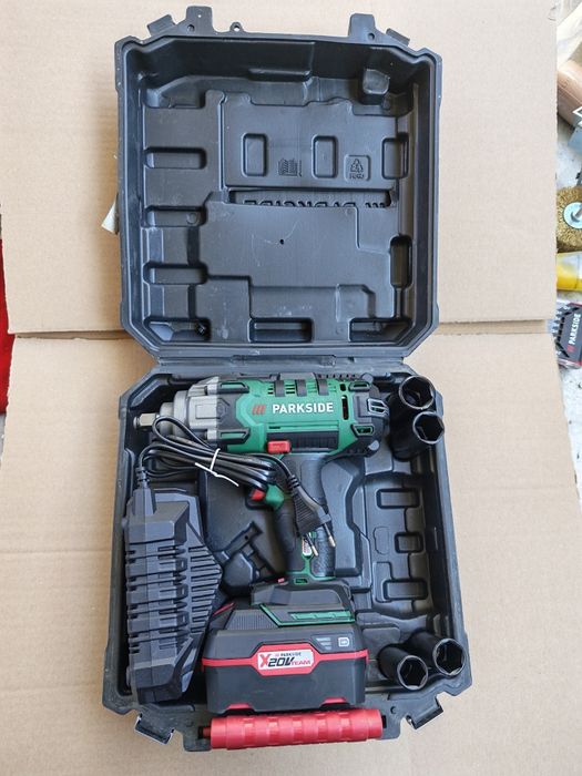 Bormasina impact Parkside PASSK 20 LI C4 20V pistol mașină filetanta