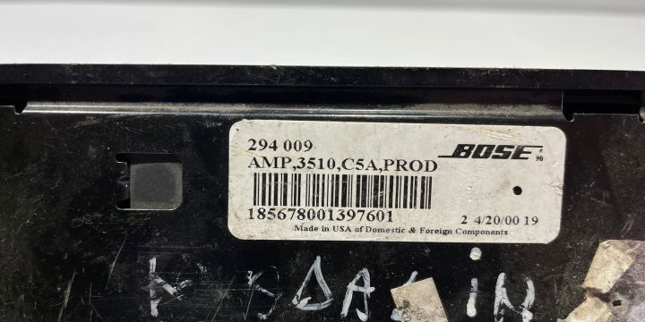 Amplificator audio Bose AMP3510 Audi A6 4B/C5 [facelift] [2001 - 2004