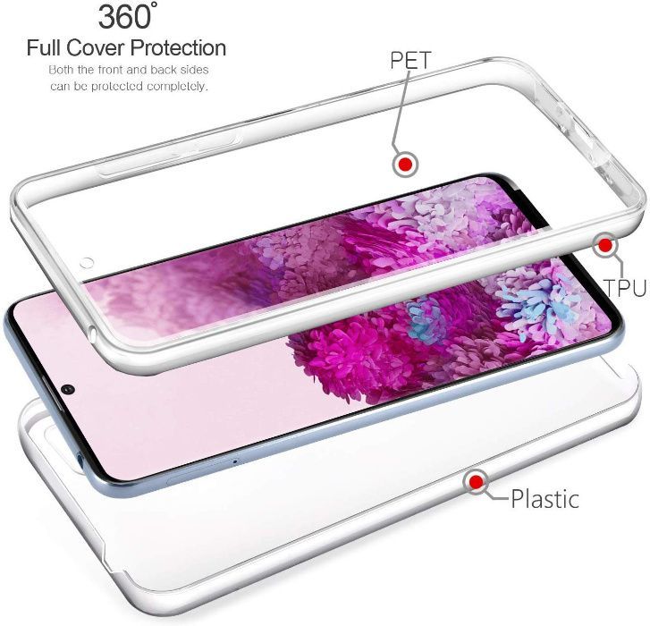 Husa CRYSTAL 360° fata + spate Samsung Galaxy S20 / S20 FE / S20 Ultra
