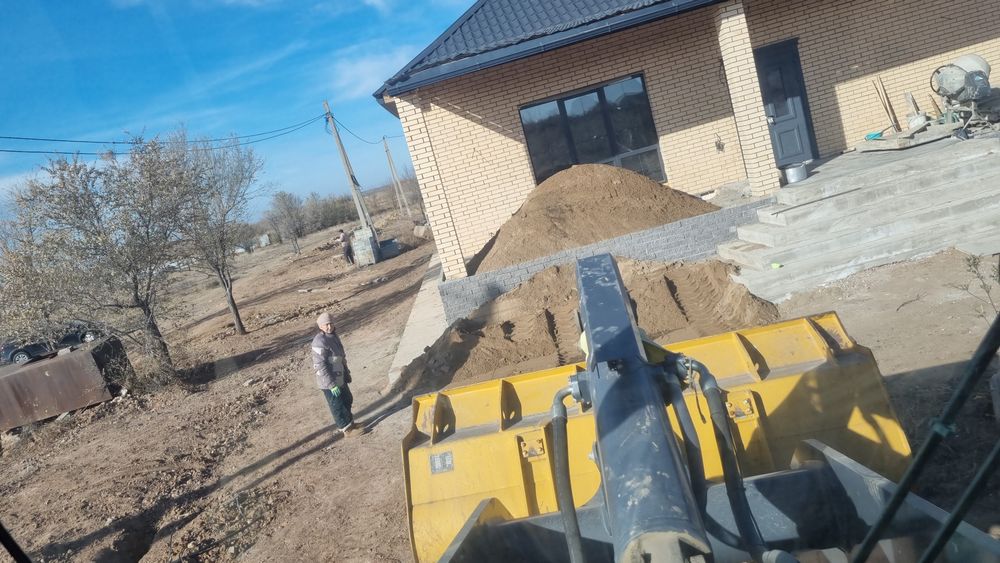 Погрузчик вывоз снега мусора услуга