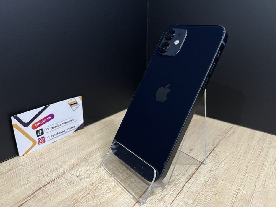 iPhone 12 64Gb Black Second-Hand 3 ani garanție, Telefoane Mures