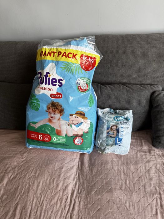 Памперси Pufies Pants 15+ двойна защита и гащички за плуване L