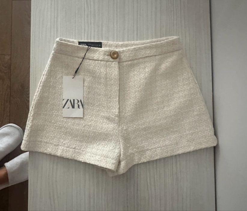 Zara елегантен къс панталон XS