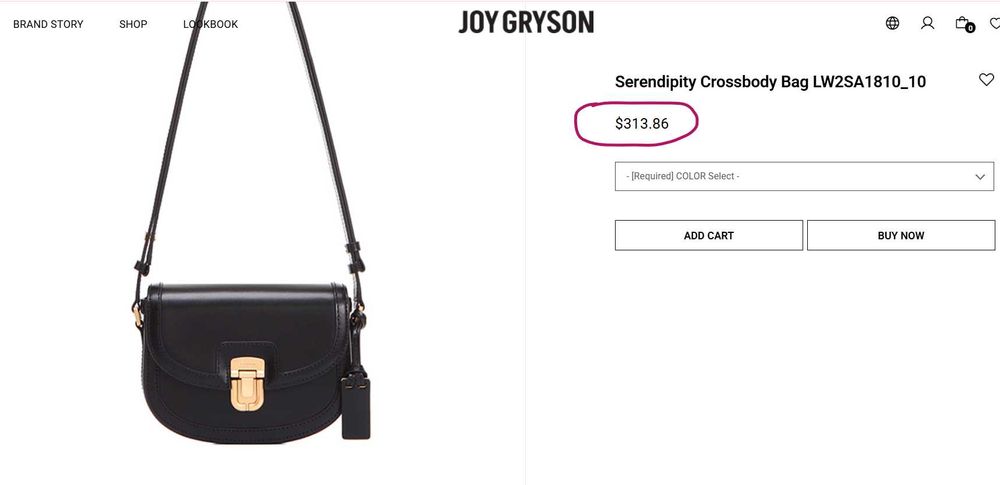 Сумка JOY GRYSON Margot, оригинал