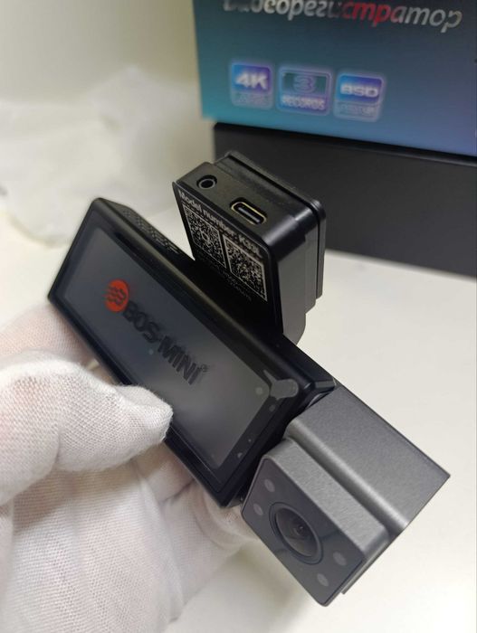 Registrator K33L 4K 3 Kamerali Video WiFi, ADAS, Tunda ham aniq yozuv