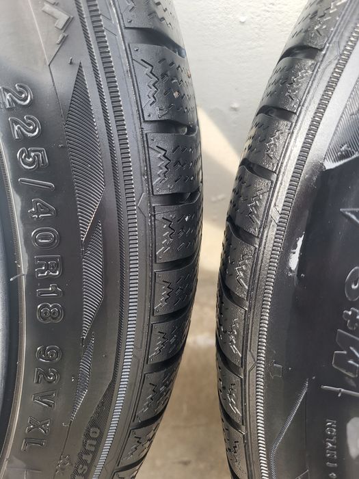 Jante Audi originale R18+anvelope iarna