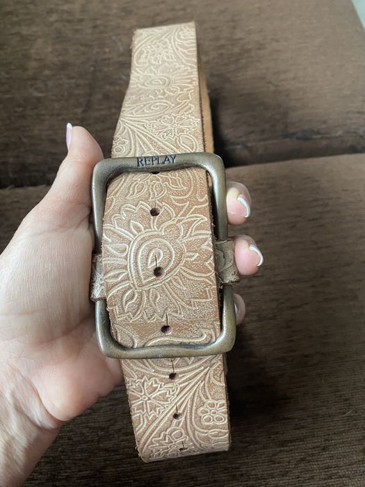 Колан от естествена кожа Replay