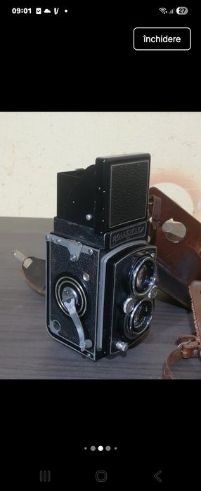 Aparat foto vintage Rolleiflex Twin Lens Reflex