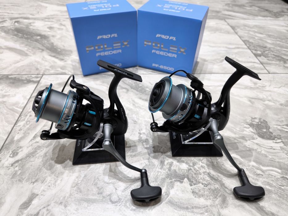 SET 2 Mulinete Feeder Crap PRO FL POLEX PF 6500 NEW 2025