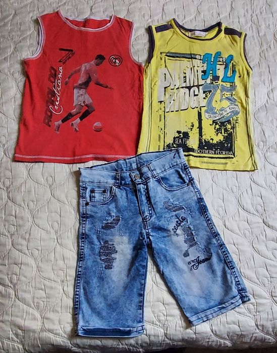 Летние вещи на мальчика 7-14 лет