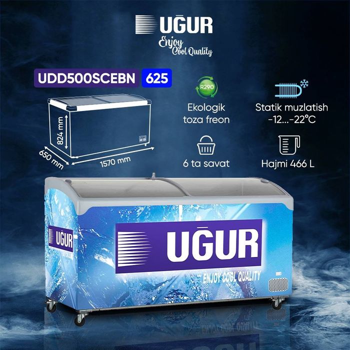 UGUR xolodilnik, morozilnik, холодильник, морозильник