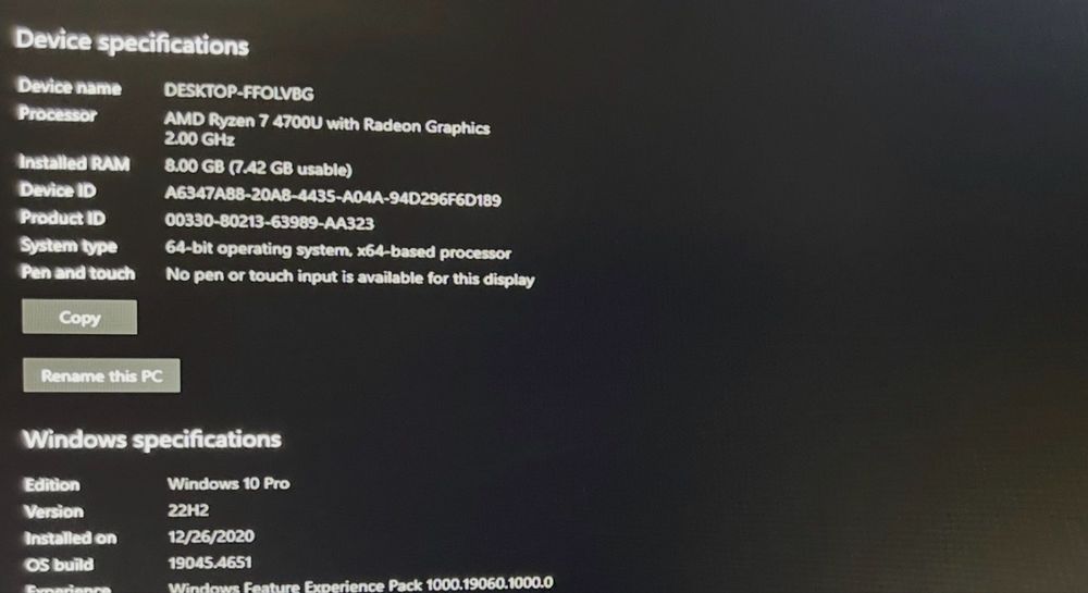 Calculator Lenovo all in one