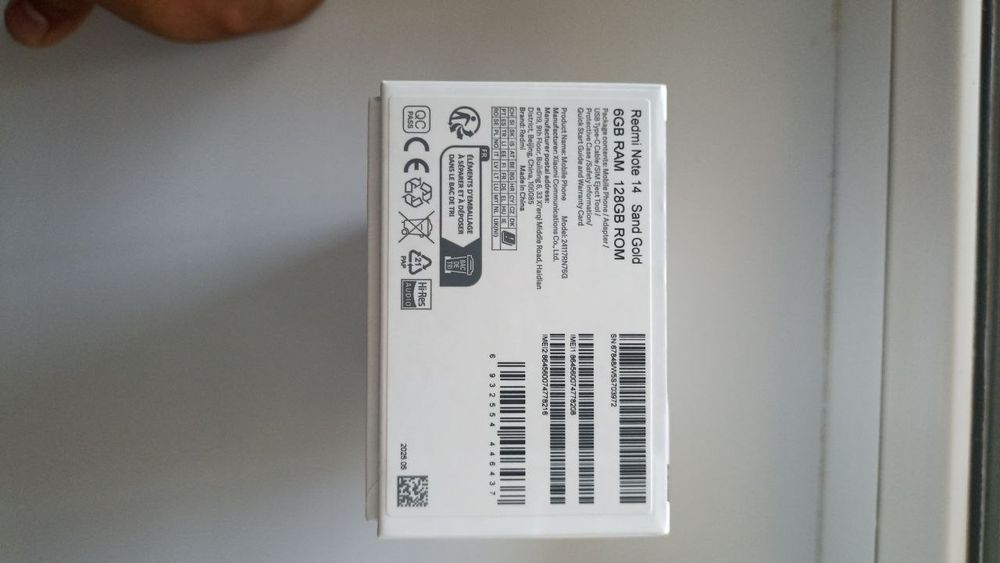 Redmi Note 14 6gb 128gb