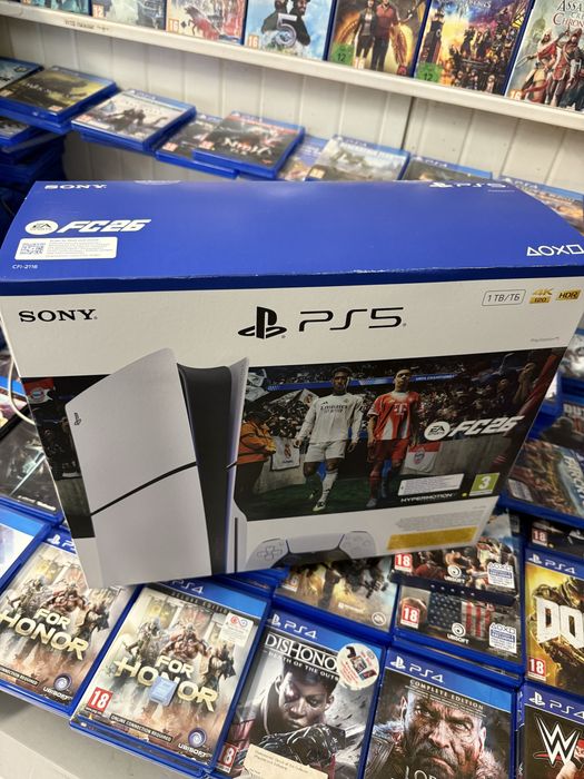 PS5 Slim 1TB + FC 26 Sigilată Schimb cu PS4 + Diferență