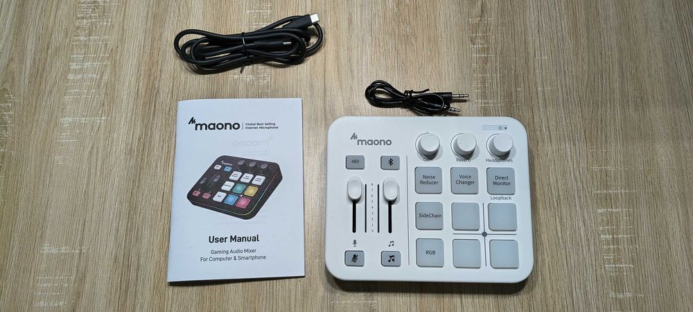Mixer audio Maonocaster G1 NEO (AMG1 Neo) - streaming/gaming, XLR=