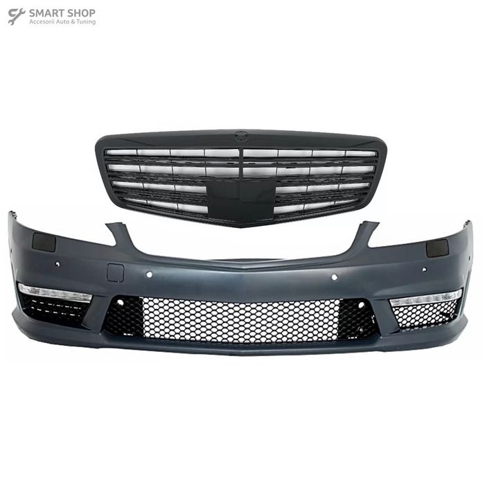 Bara Fata Mercedes S-Class W221 (2005-2012) S63 S65 Design cu Grila Ce
