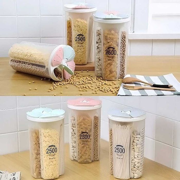 Ораганайзер за зрънени храни с 4 отделения