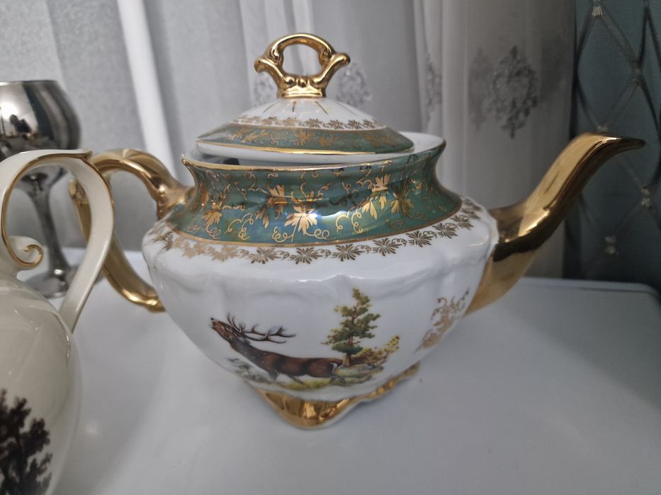 Сервиз Охота кобальт