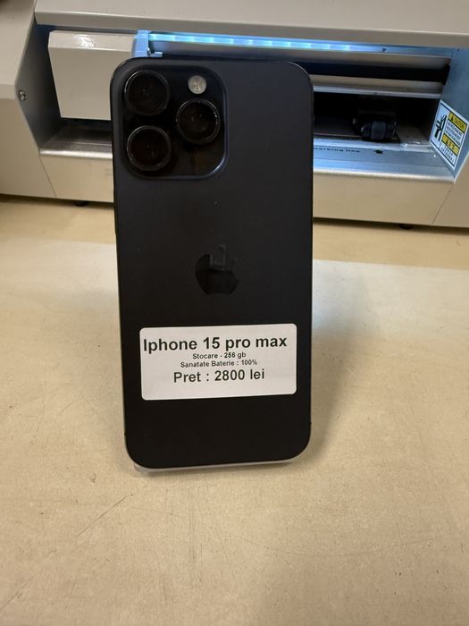 Iphone 15 pro max / 128 gb / 100% baterie / garantie