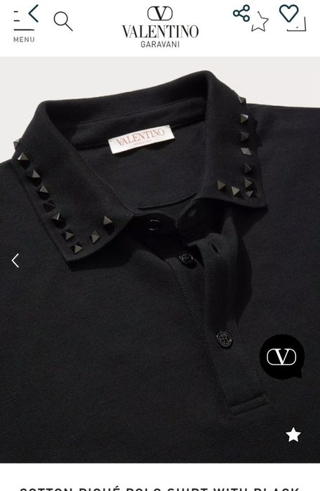 НАМАЛЕНИЕ! Оригинална мъжка поло тениска Valentino - Размер Л+ ПОДАРЪК