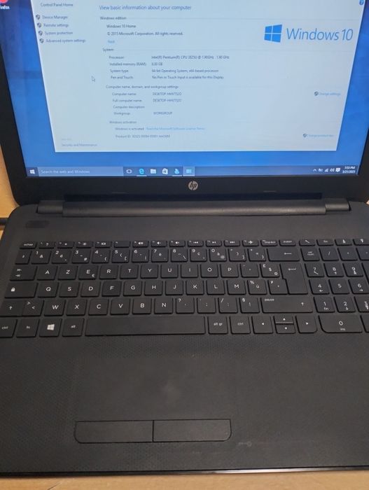 Laptop HP 15, 8 GB DDR3, hdd 500 GB,