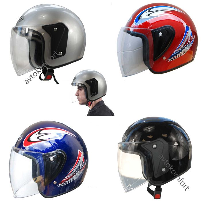 Отворена Каска За Скутер С Размер М/L 57-60 см Скутерна