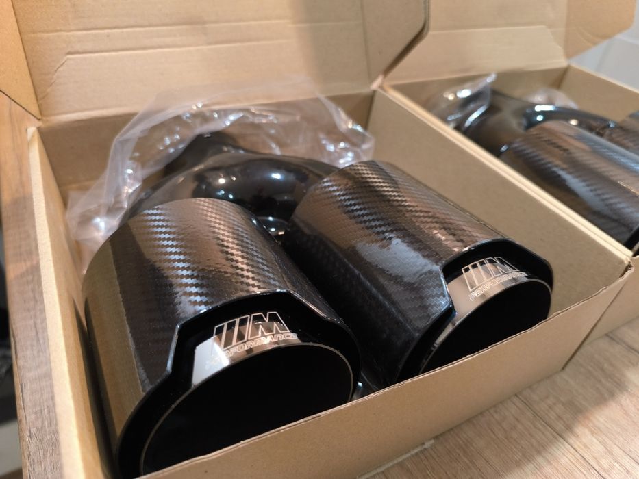 M Perfomance накрайници ауспух / M карбон E60 F10 E39 E46 E90 F32 F06