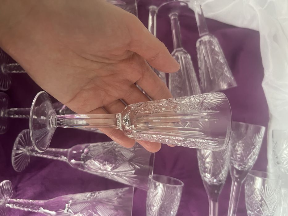 Хрустальные фужеры СССР