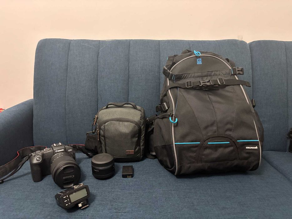 Body Canon EOS RP Mirrorless nefolosit + card, rucsac, geanta