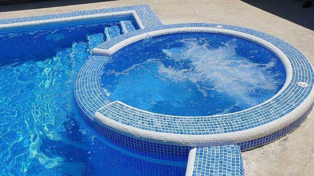 Строительство бассейна под ключ / укладка кафеля майолики мозаики