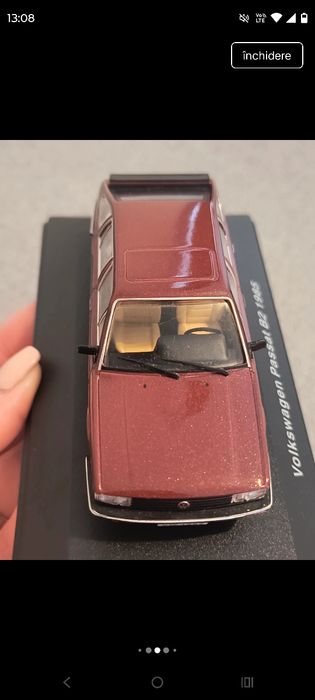 Mașina metalica DeAgostini, model Volkswagen Passat B2 1985