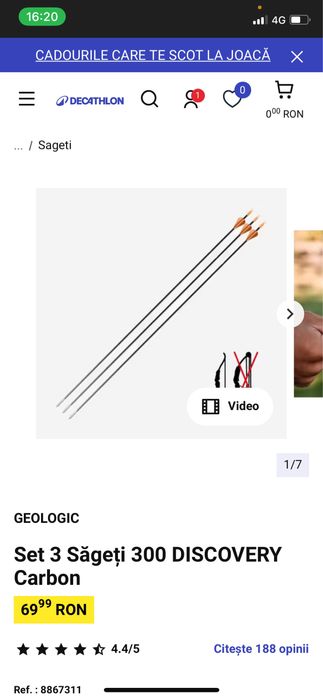 Set sageti arc sunt noi