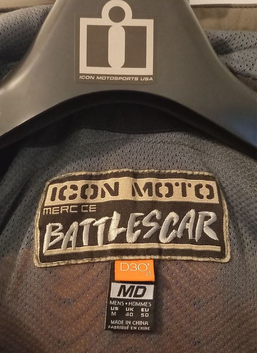 Мото яке Icon Merce Battlescar