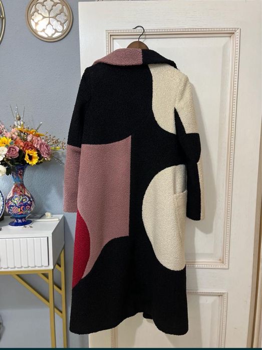 Пальто кашемир и тедди