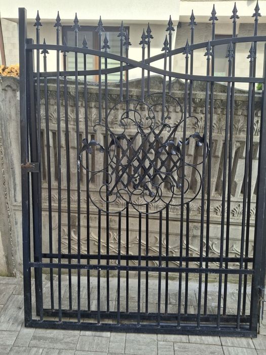 Poartă mare sin fier forjat 300×200 cm
