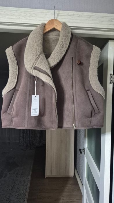 Новые жилетки эко замша