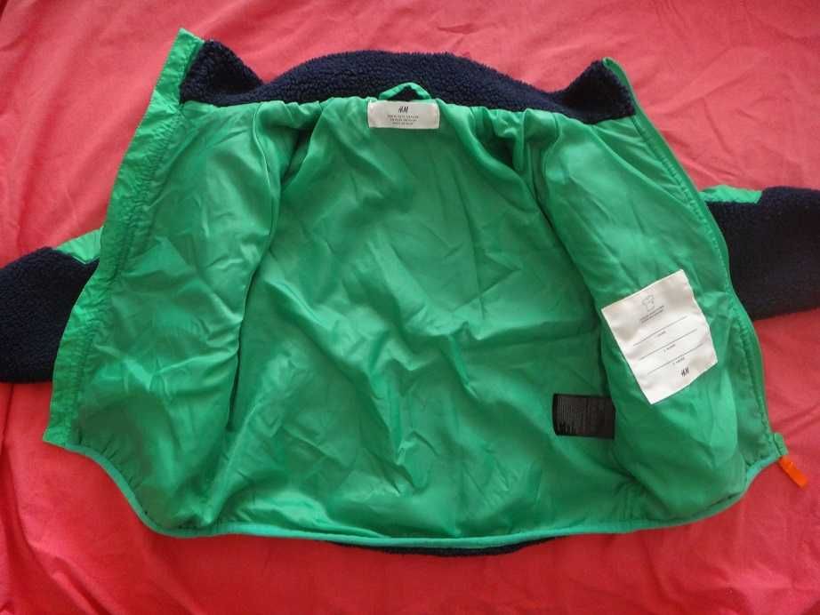 Детско яке от мъхеста материя Марка НМ