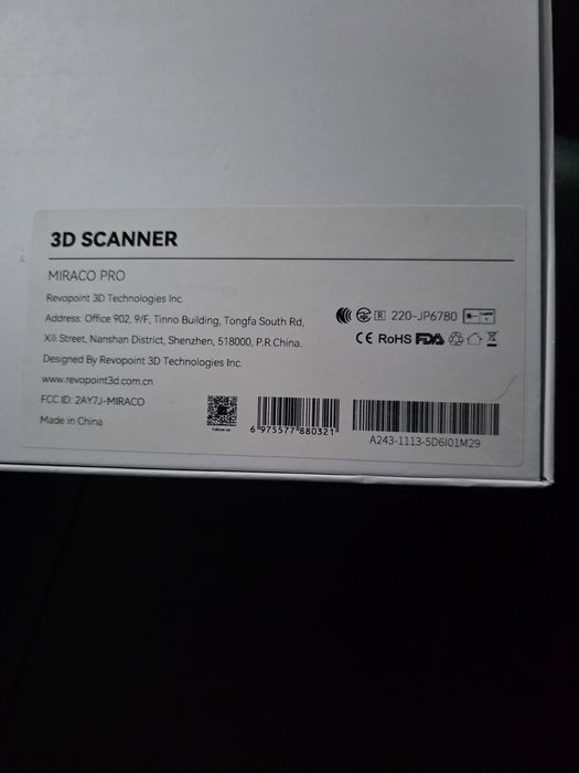 3д сканер Revopoint MIRACO  PRO