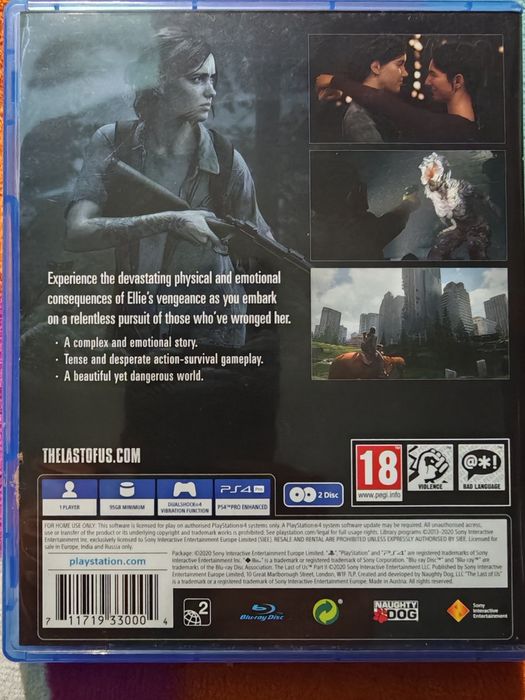 The Last of us 2 Sony PlayStation 4