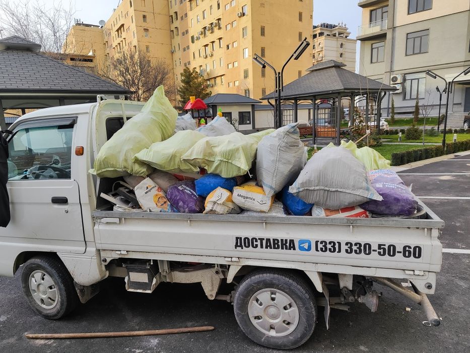 Услуга вывоз мусора мусор олиб кетамиз musir ta shish