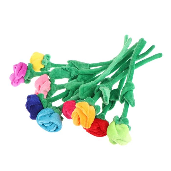 Вечна роза, роза плюшена, букет от рози, подарък за жена